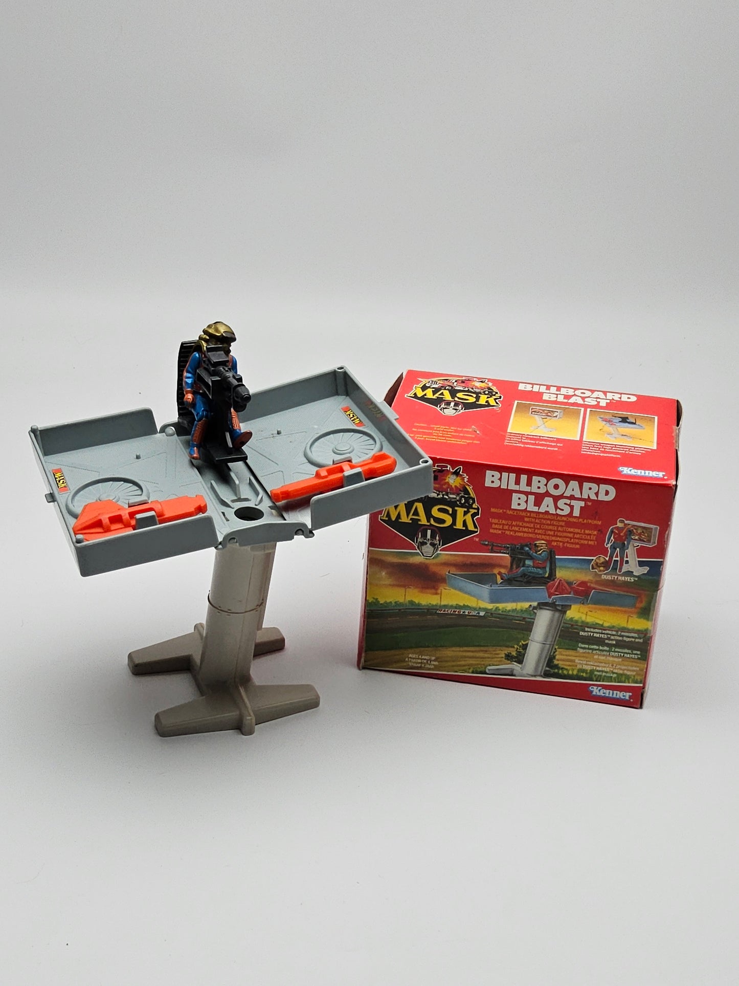 Mask billboard blast with original box