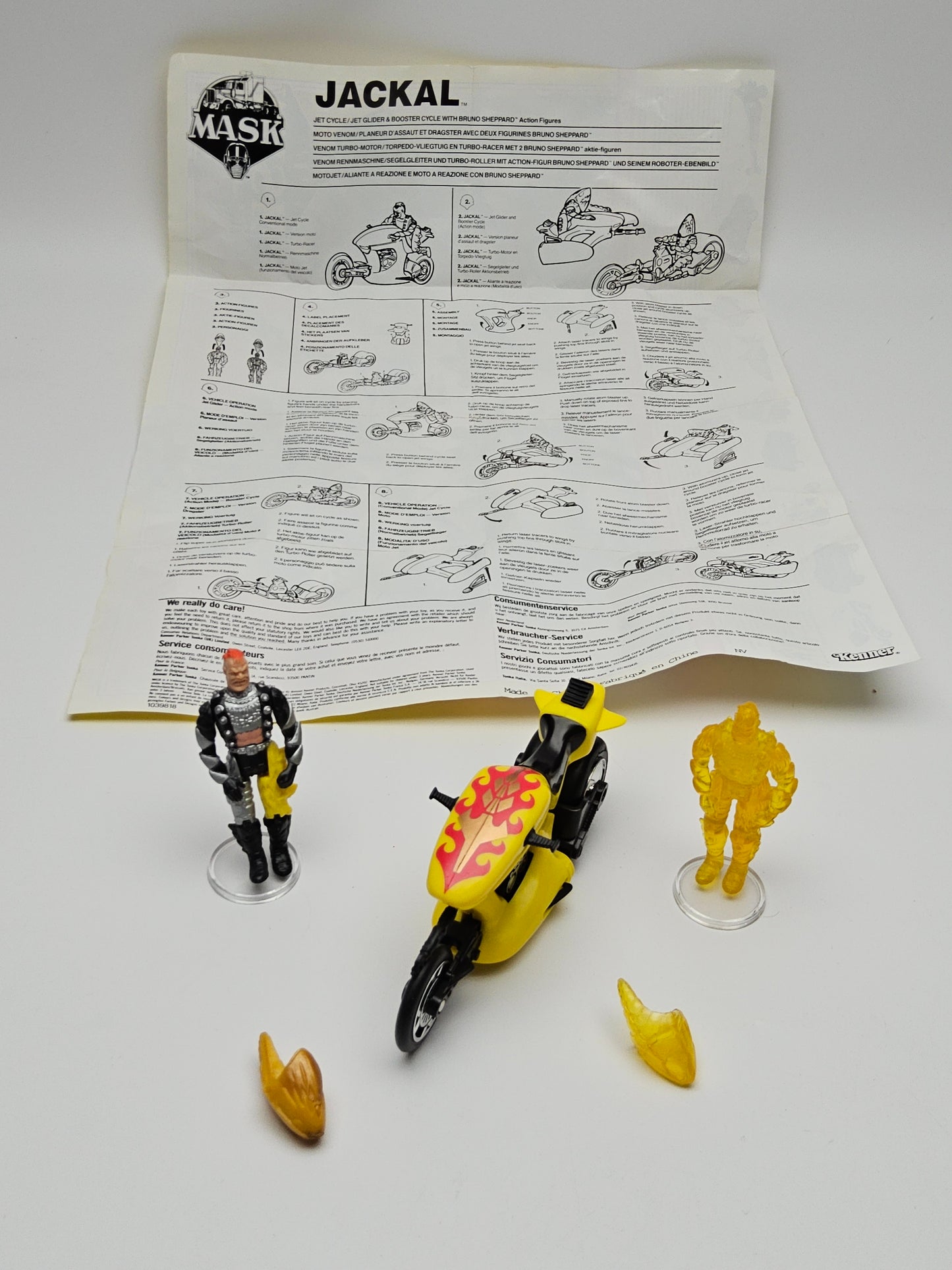 MASK kenner Jackal 100% complete with box and instructions