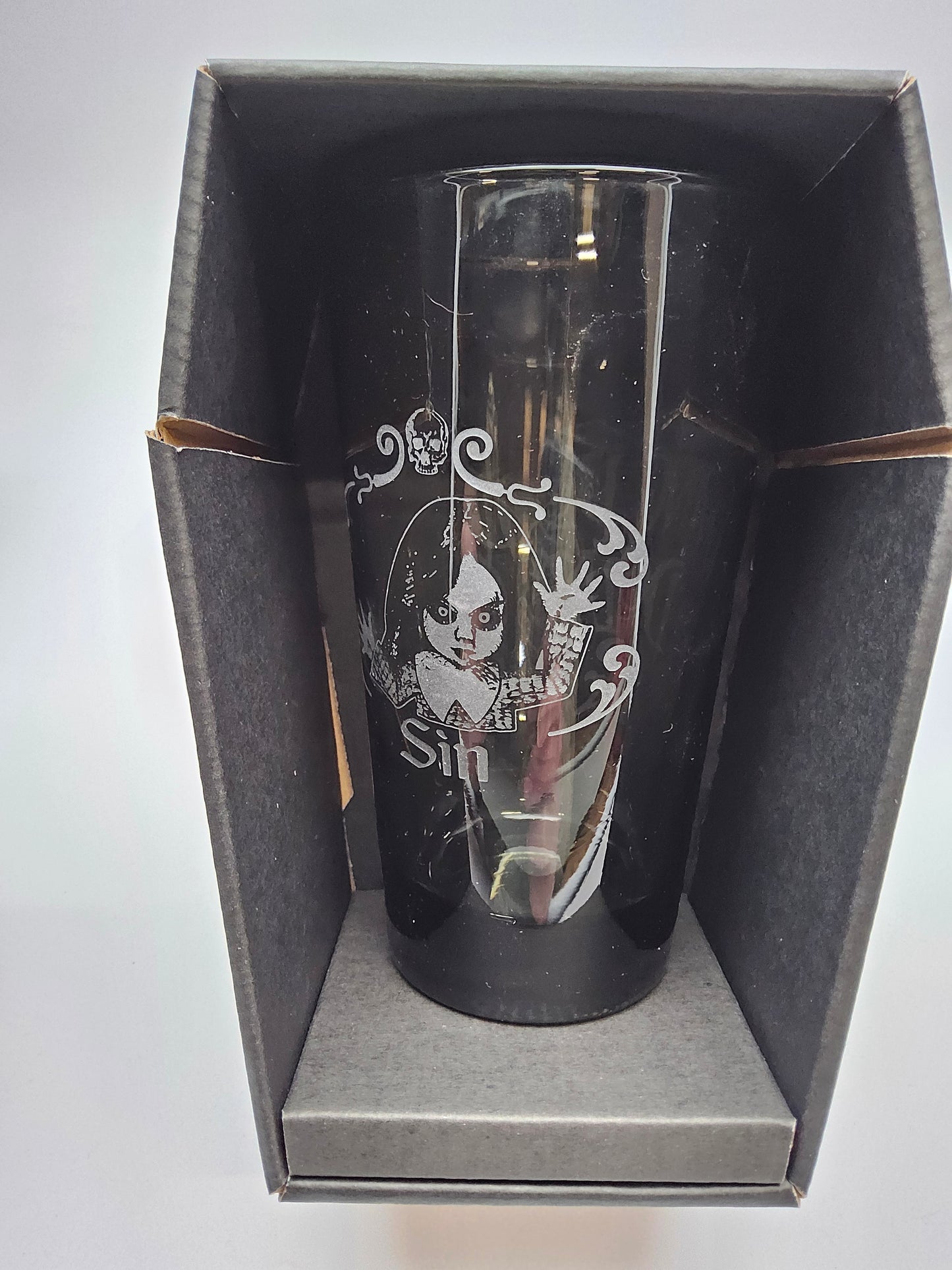 Living dead doll etched glass Sin
