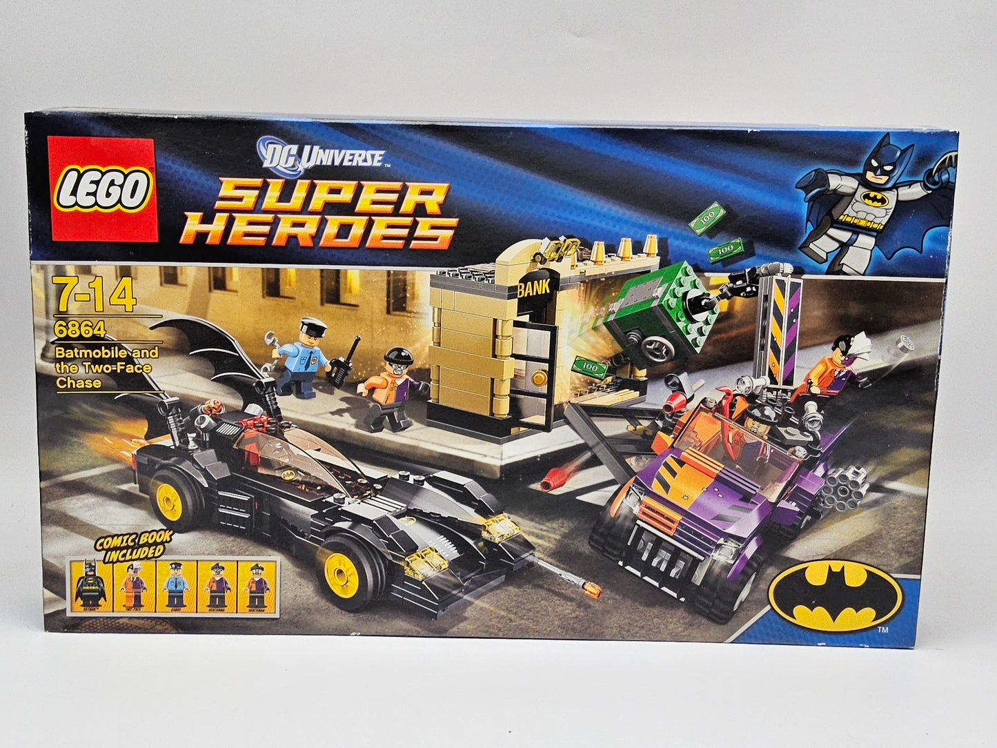 Lego 6864- batmobile and the two face chase sealed