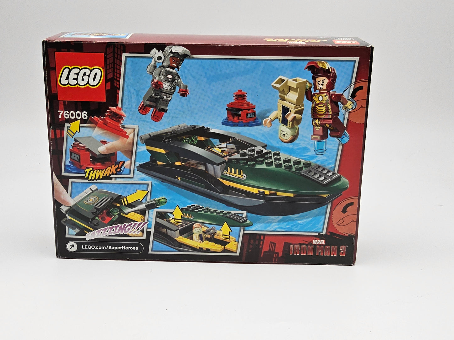 Lego 76006- Iron man extremis sea port battle sealed