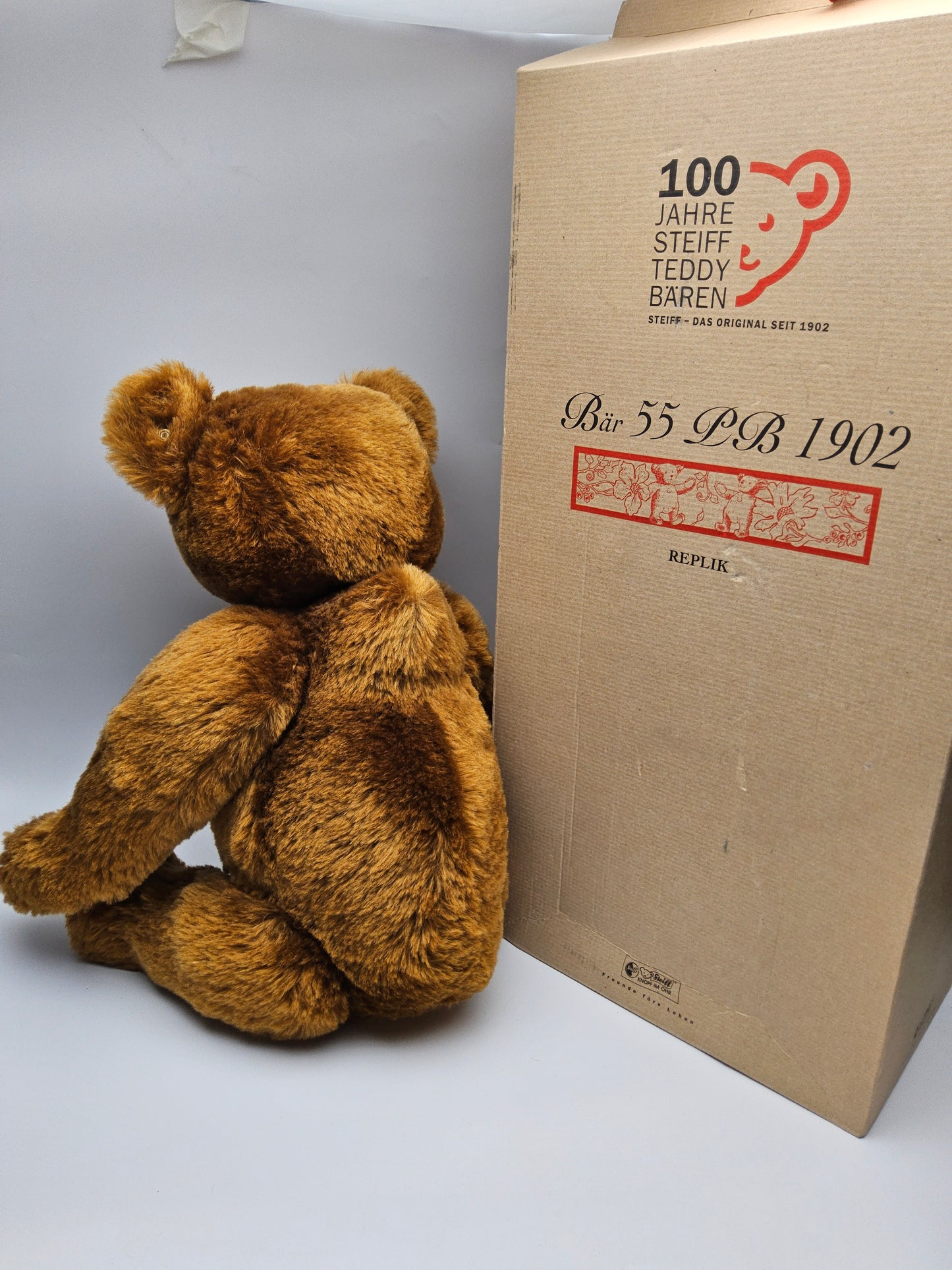 Steiff bear with original box