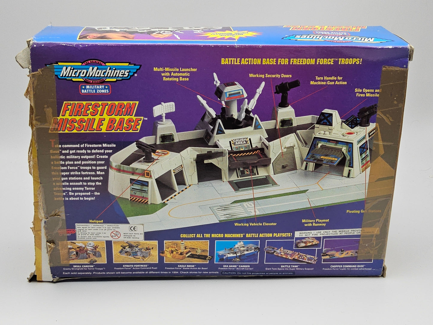 Micro machine firestorm missile base