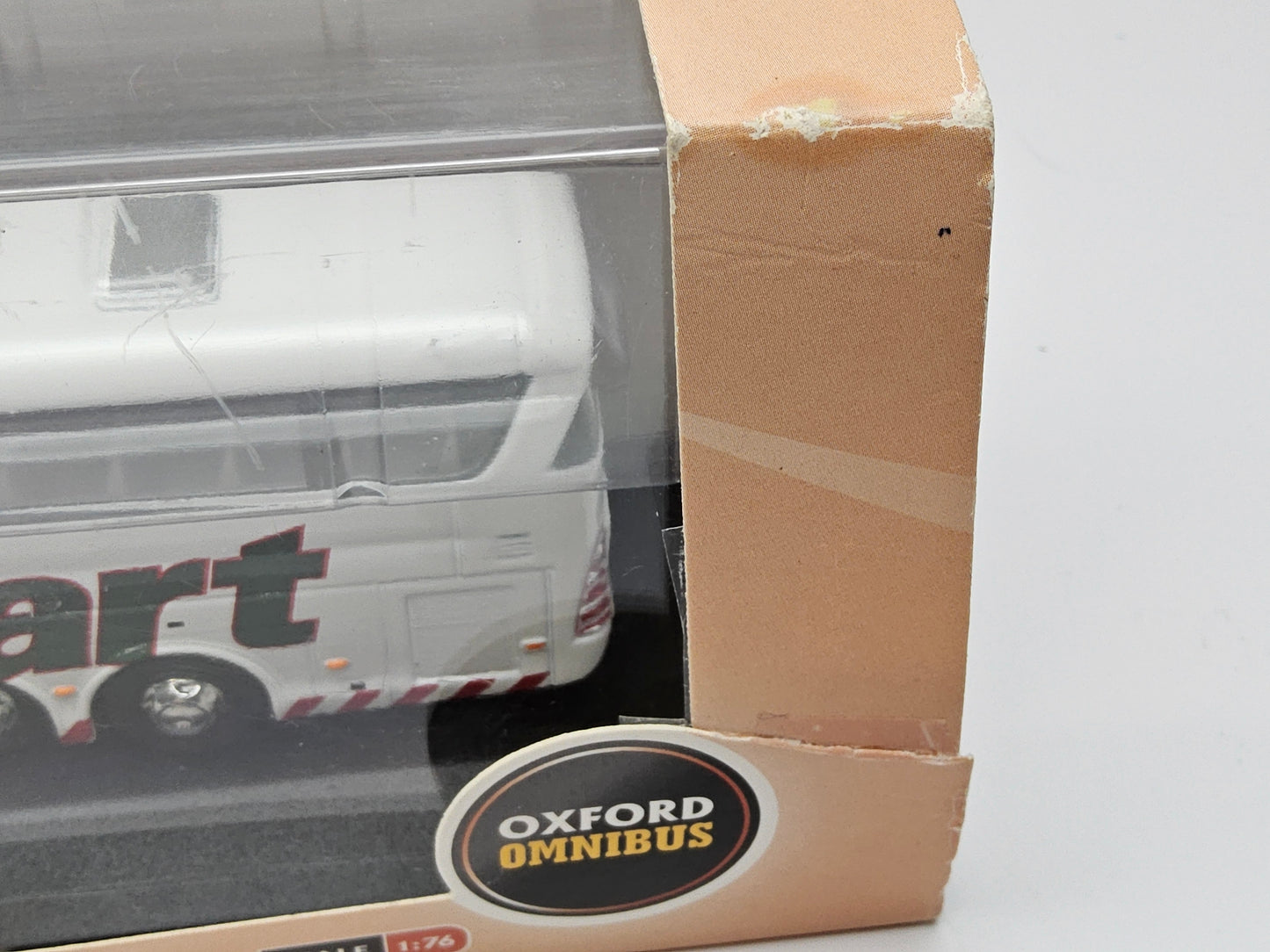 Eddie stobart Scania irizar bus oxford die cast model in original packagjng