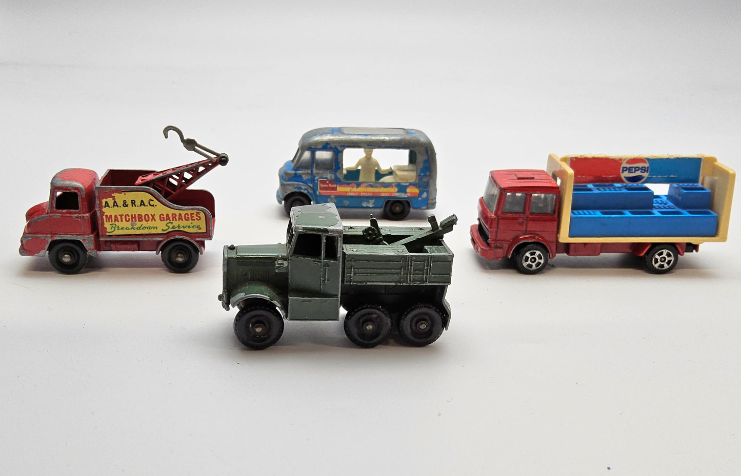 Bundle of vintage diecast models