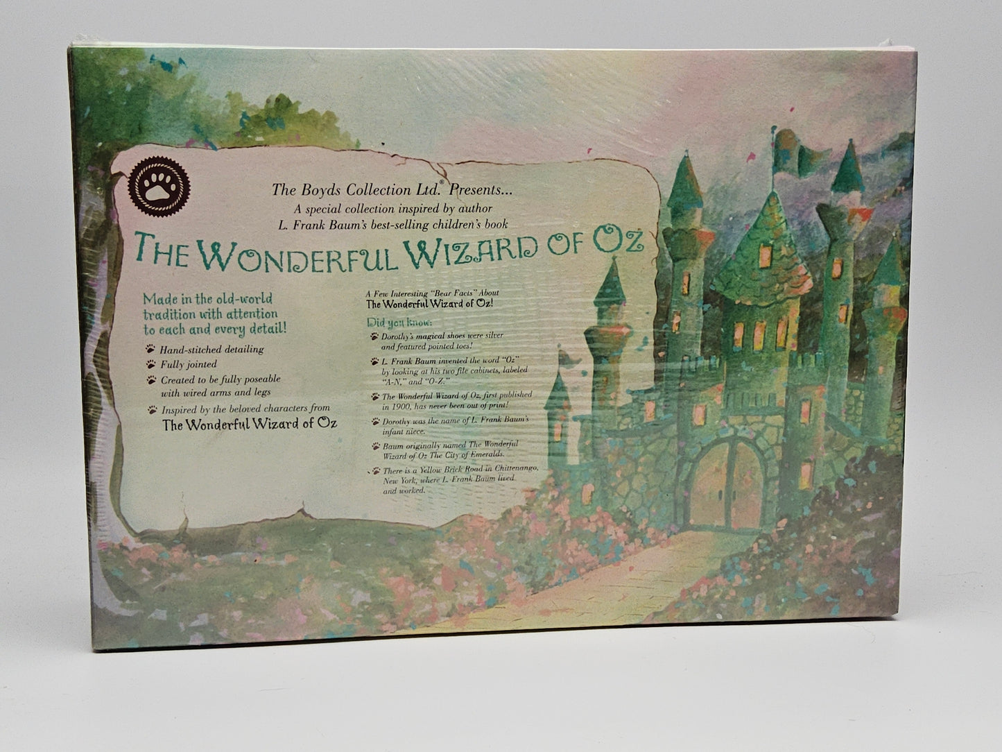 Boyds bears wizard of oz bears sealed in original packaging