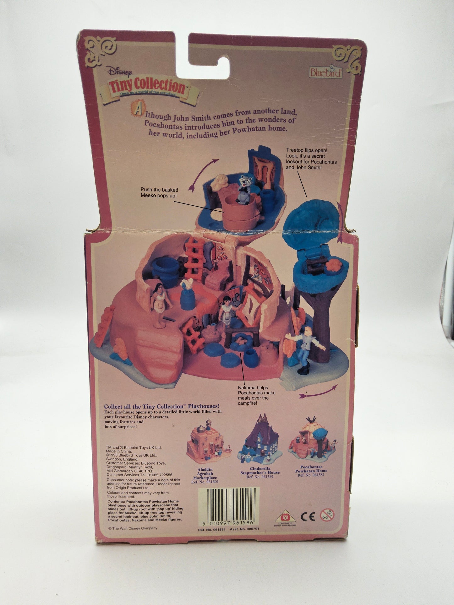Polly pocket Pocahontas Powhatan hut sealed
