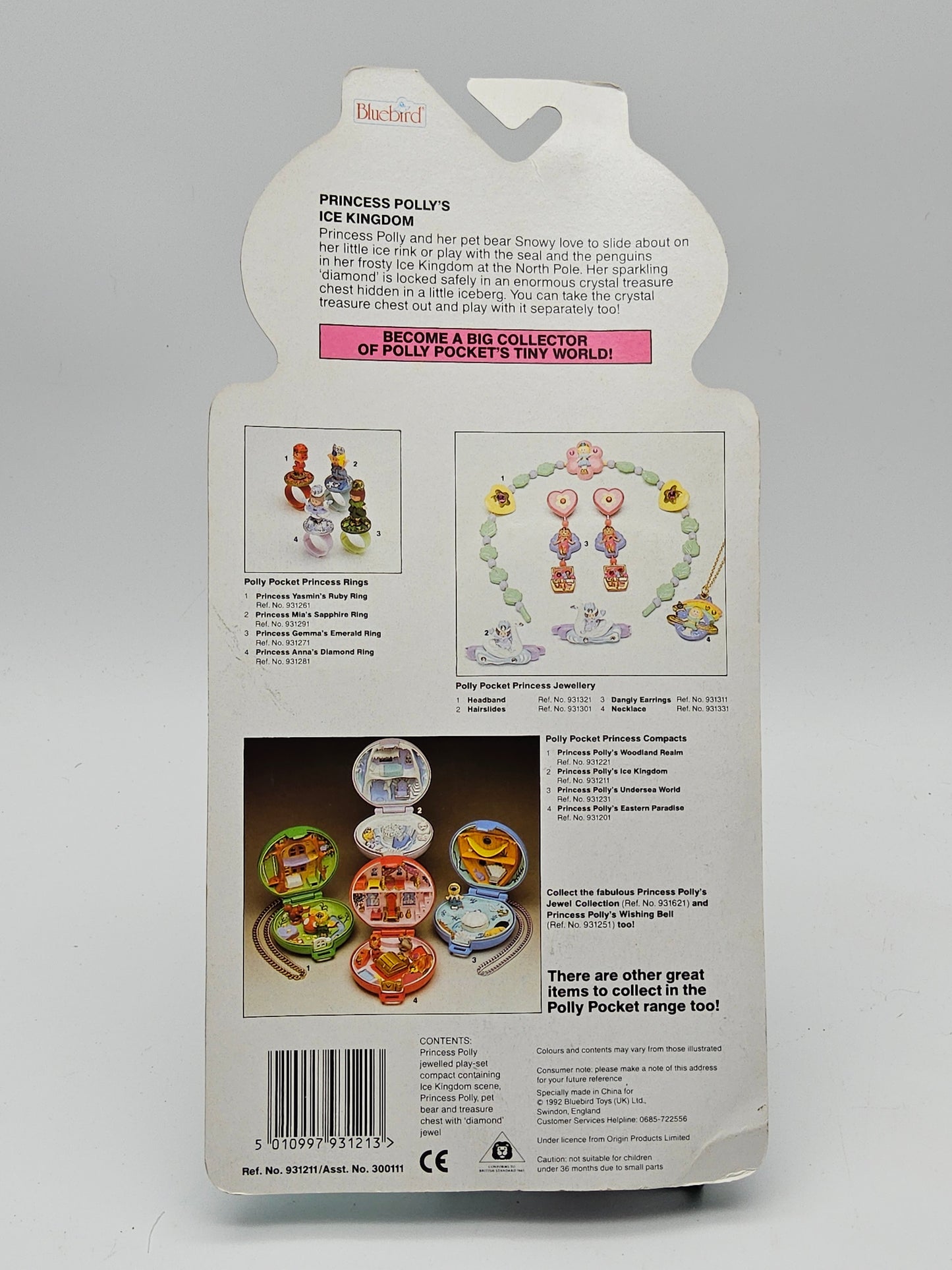 Polly pocket princess pollys ice kingdom (sealed)