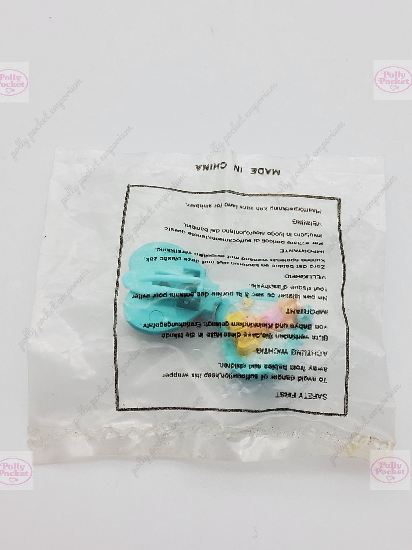 Polly pocket earrings sealed in original packaging