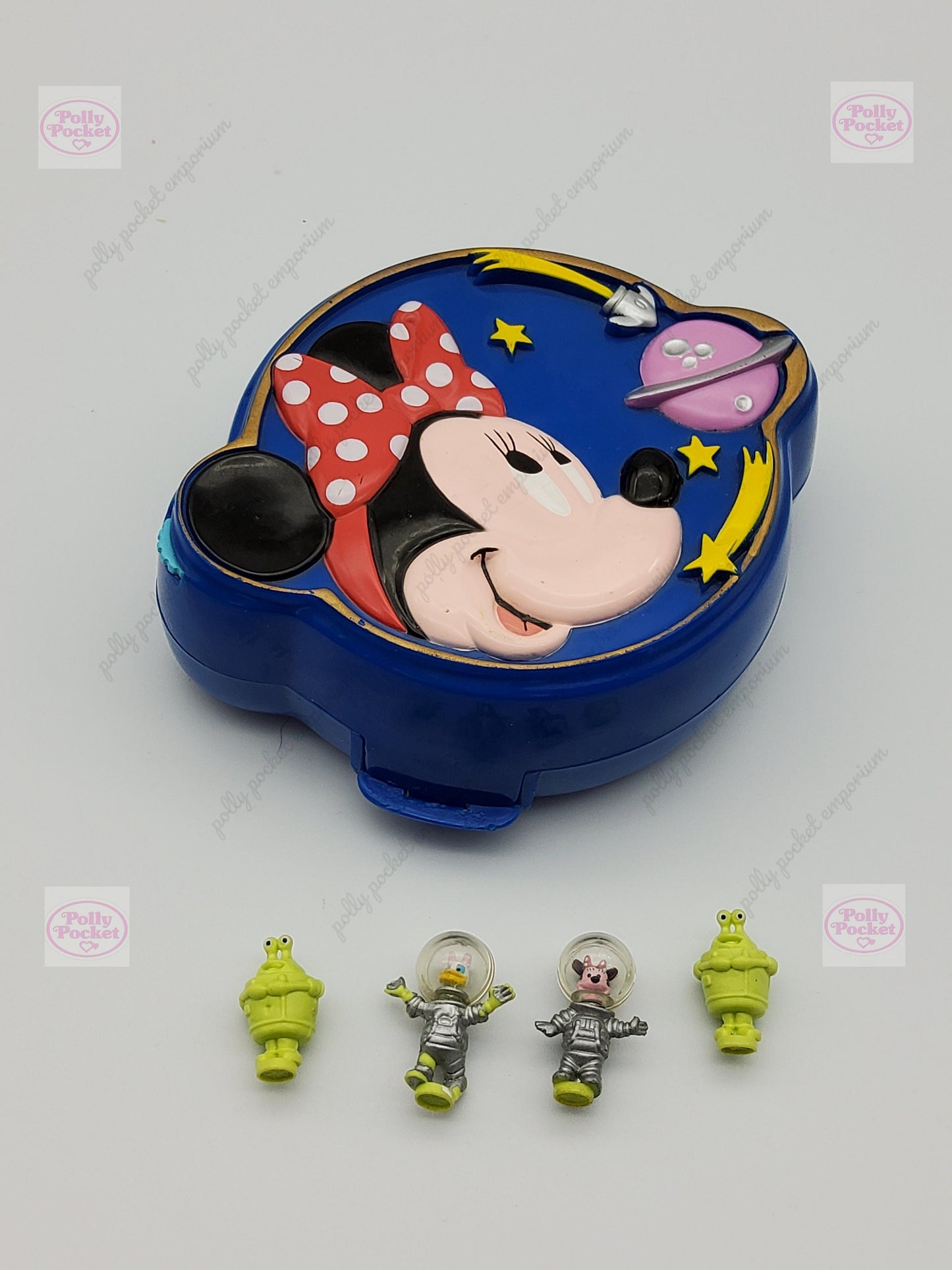 RARE Polly pocket minnie mouse space case 100% complete