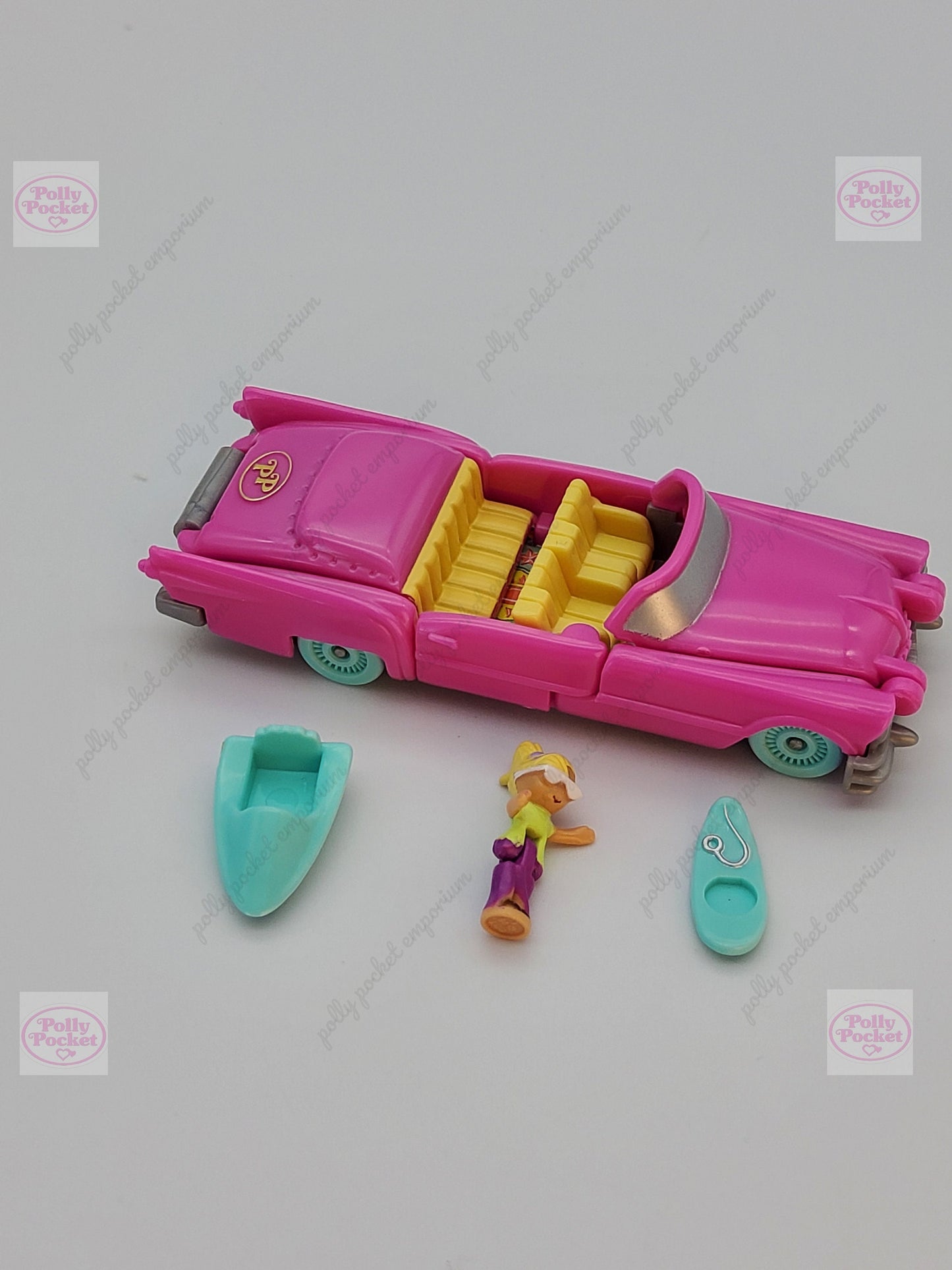 RARE Polly pocket pool party on the go 100% complete