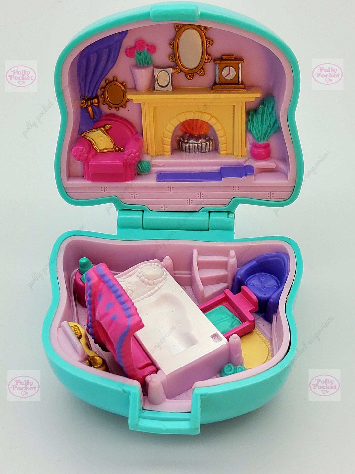 Polly pocket cuddly kitty 100% complete