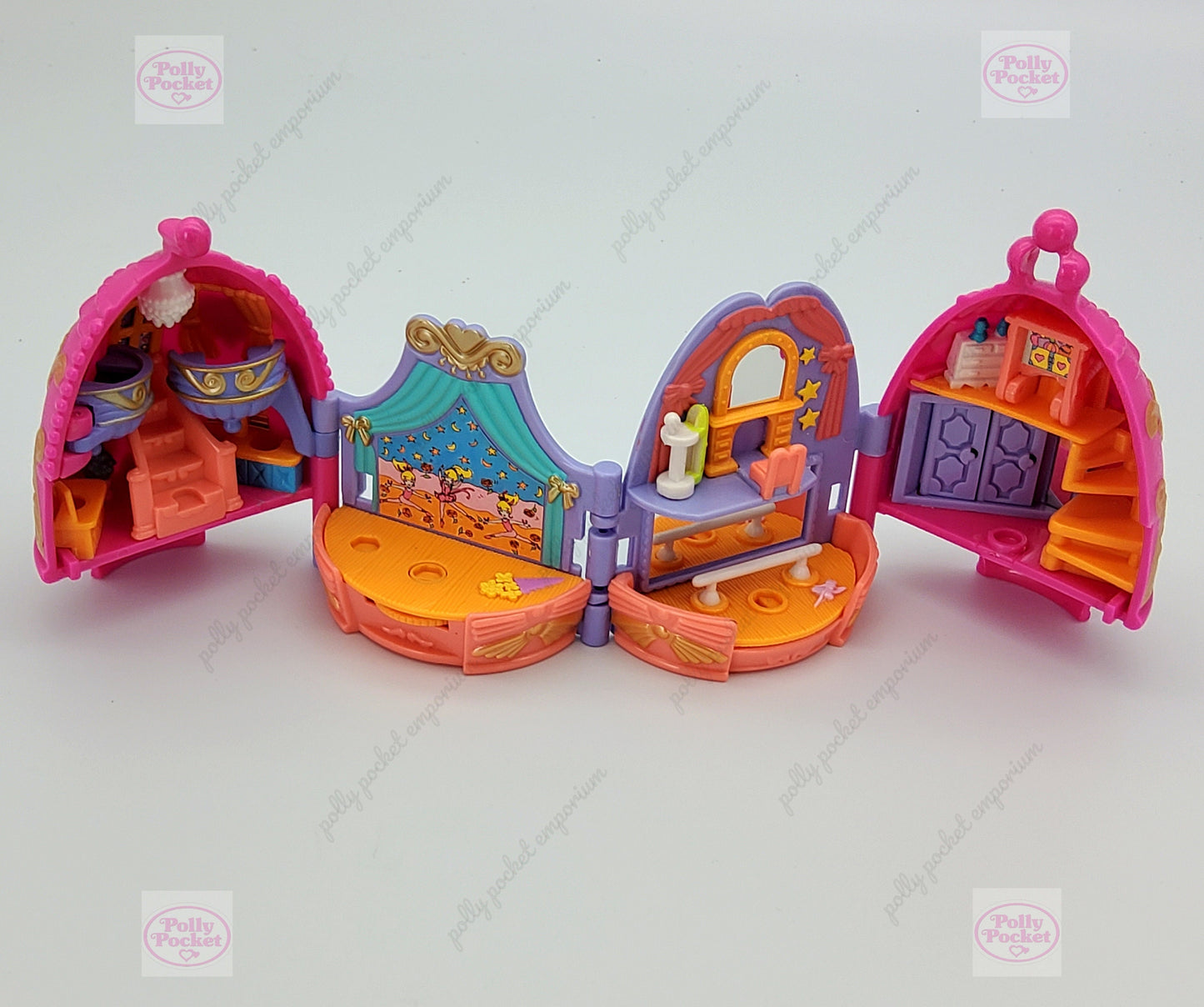 Rare Polly pocket sparkle ballerina 100% complete