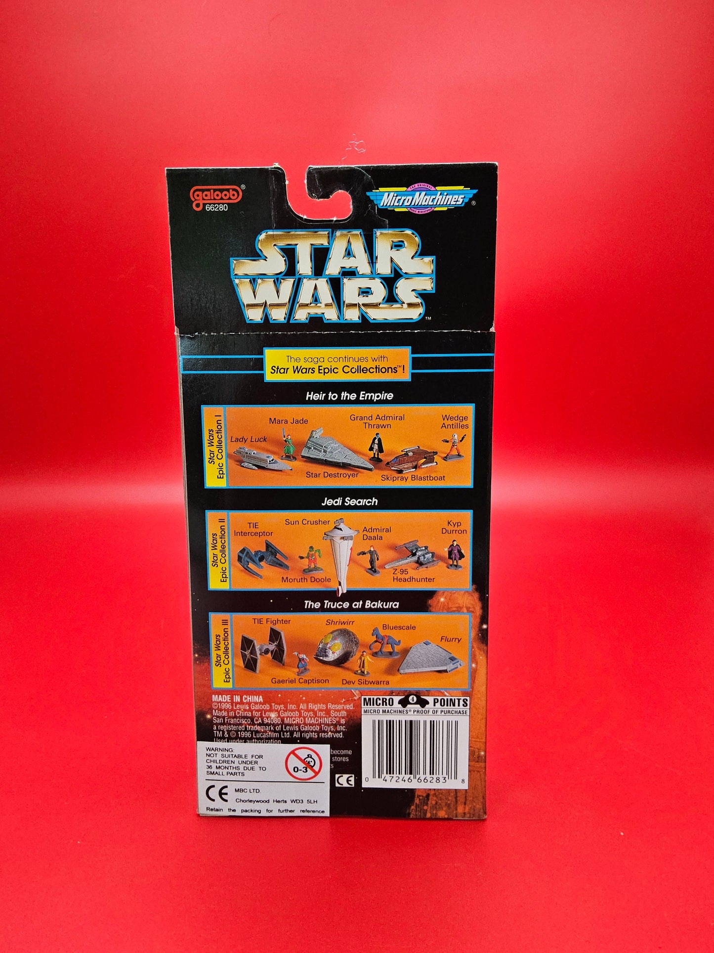 Galoob star wars micro machines epic collection sealed in original packaging