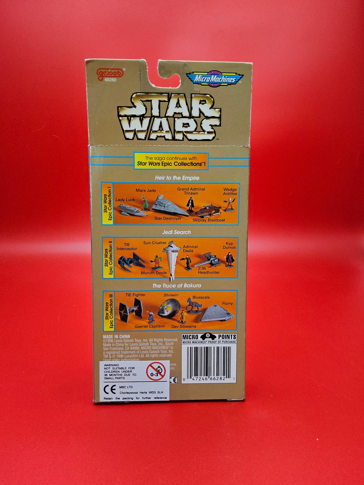 Galoob star wars micro machines jedi academy sealed in original packaging