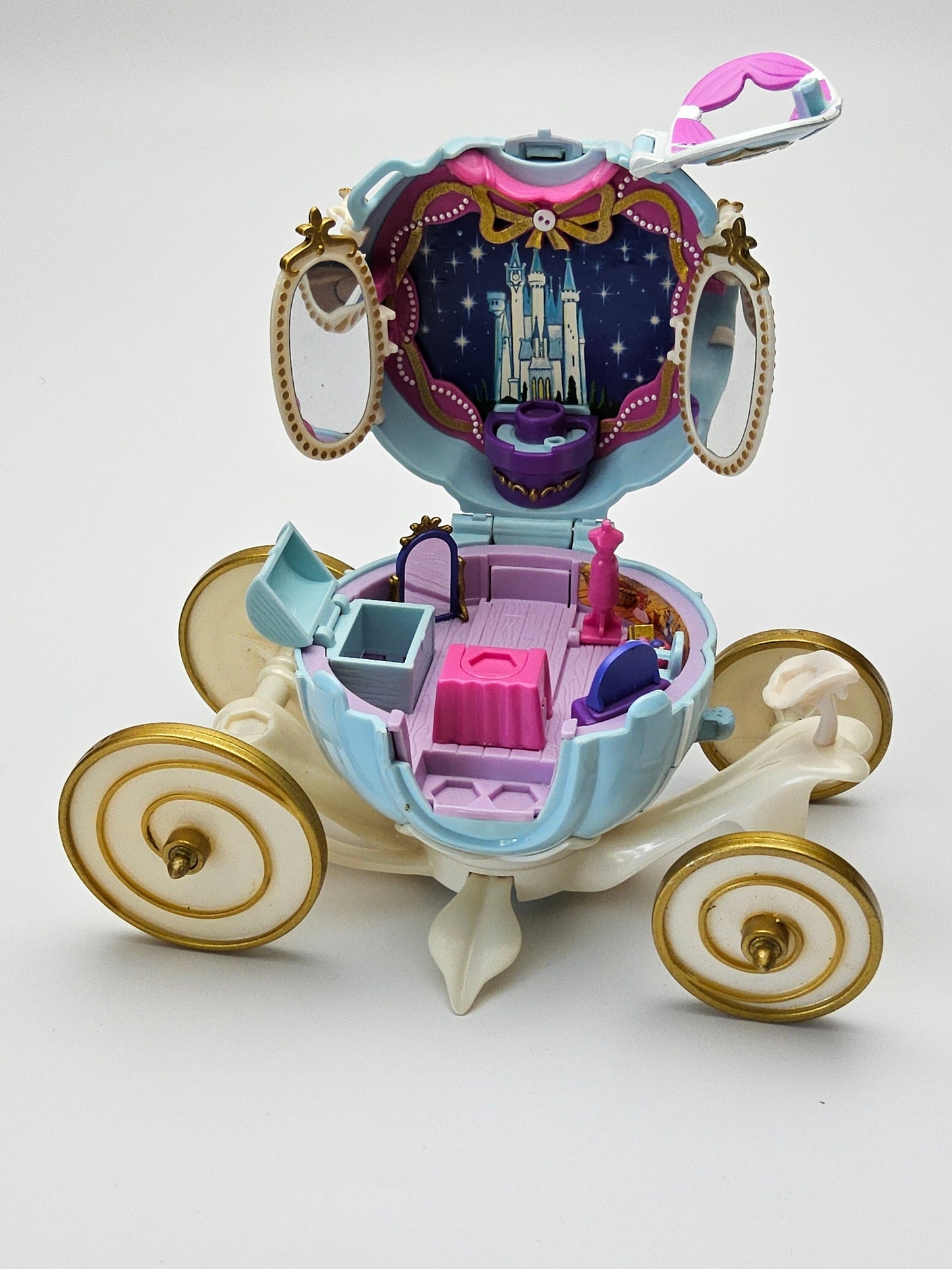 Polly pocket cinderella carriage 100% complete