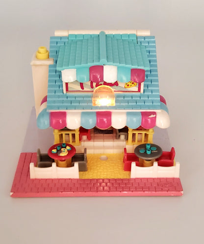 Polly pocket pizza parlour 100% complete with working lights