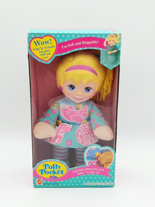 Polly pocket plush doll sealed in original packaging