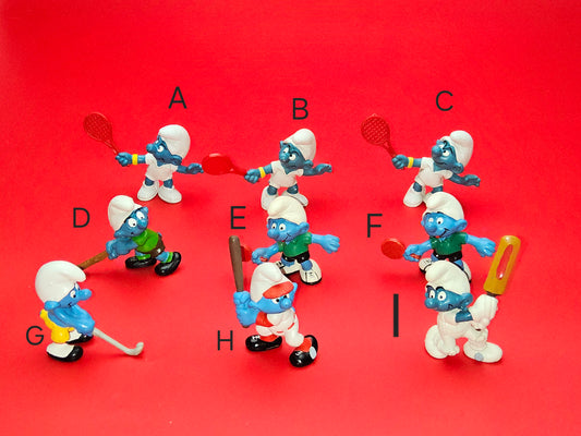 Schleich smurf sports theme