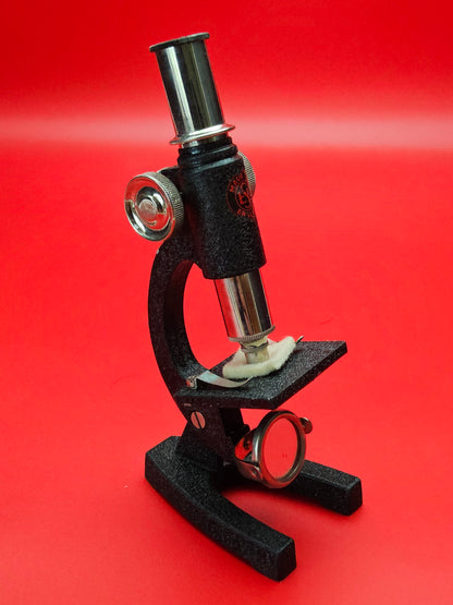 Vintage childs microscope in original box