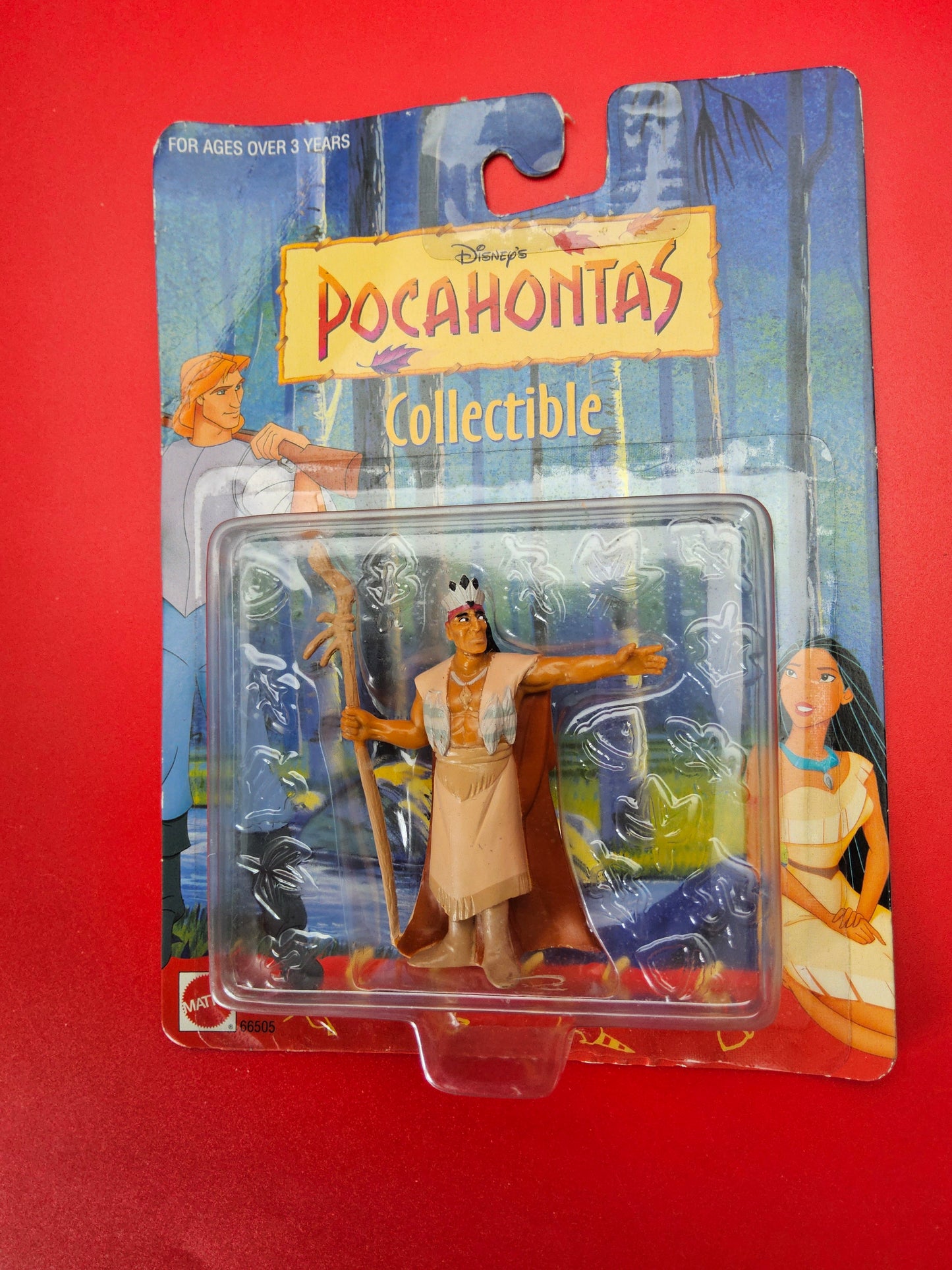 Vintage Pocahontas figure sealed in original packaging