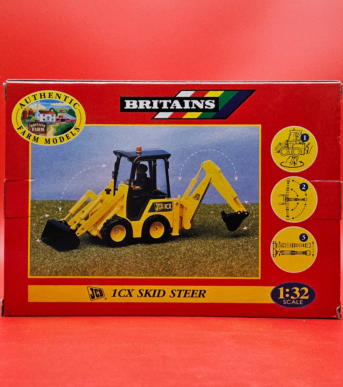 Britain's #09453 1CX skid steer sealed in original packaging