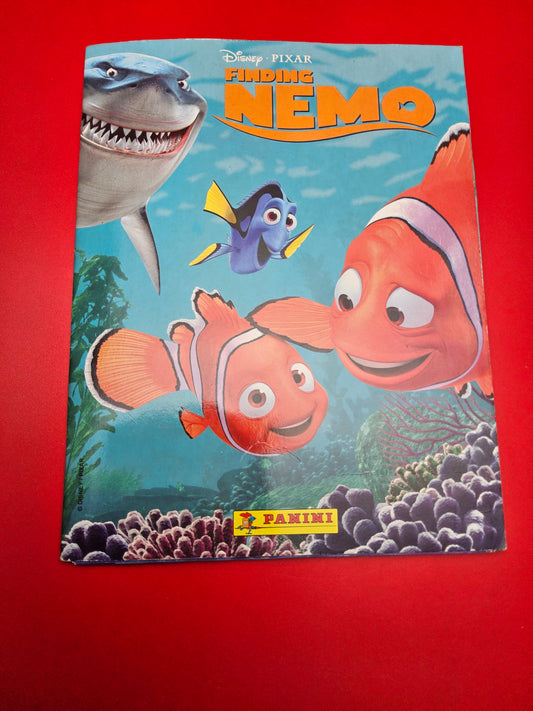 Finding Nemo sticker album 100% complete