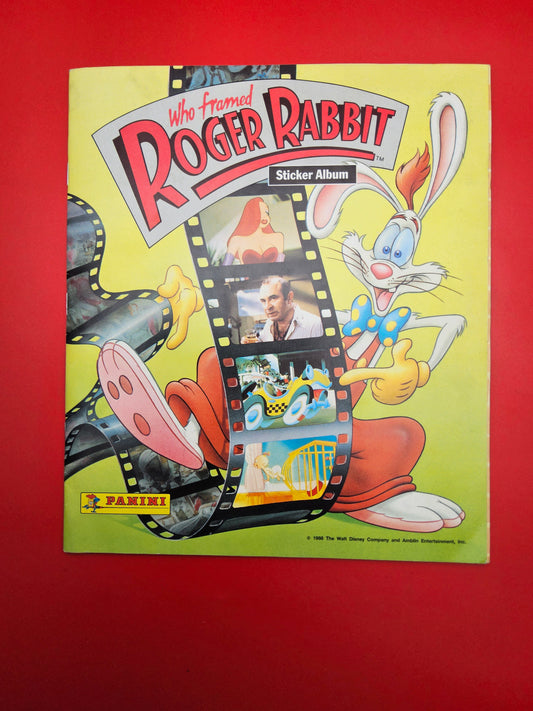 Roger Rabbit sticker album 100% complete