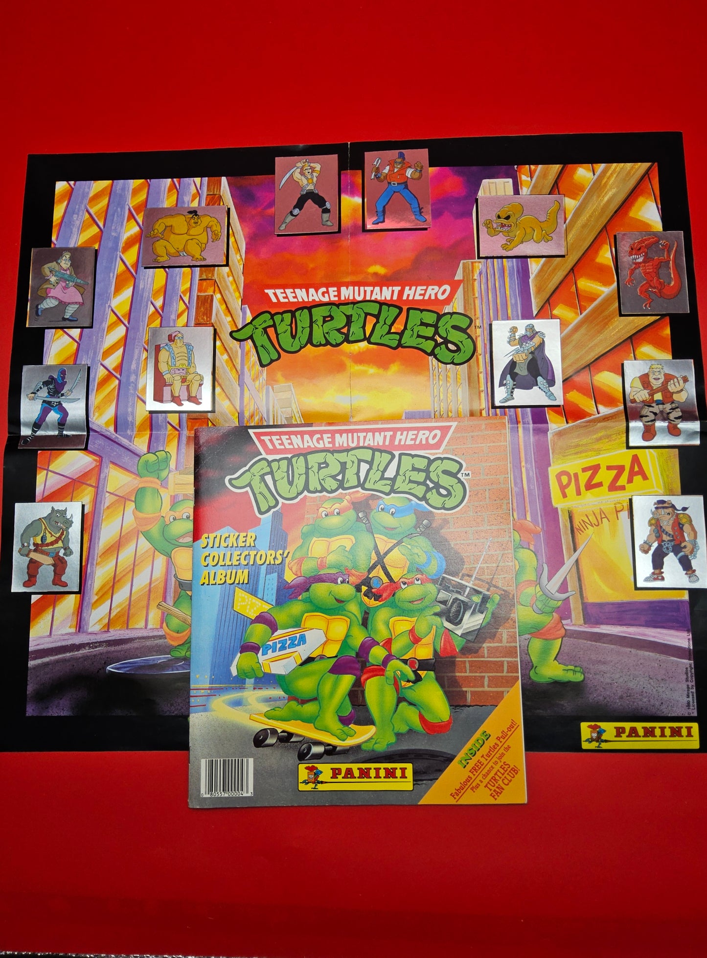 TMNT sticker album almost complete