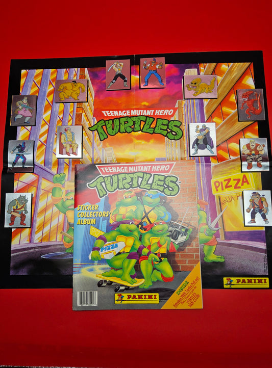 TMNT sticker album almost complete