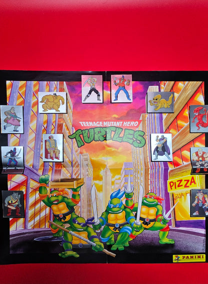 TMNT sticker album almost complete