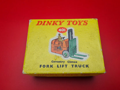 Dinky #401 fork lift truck with original box