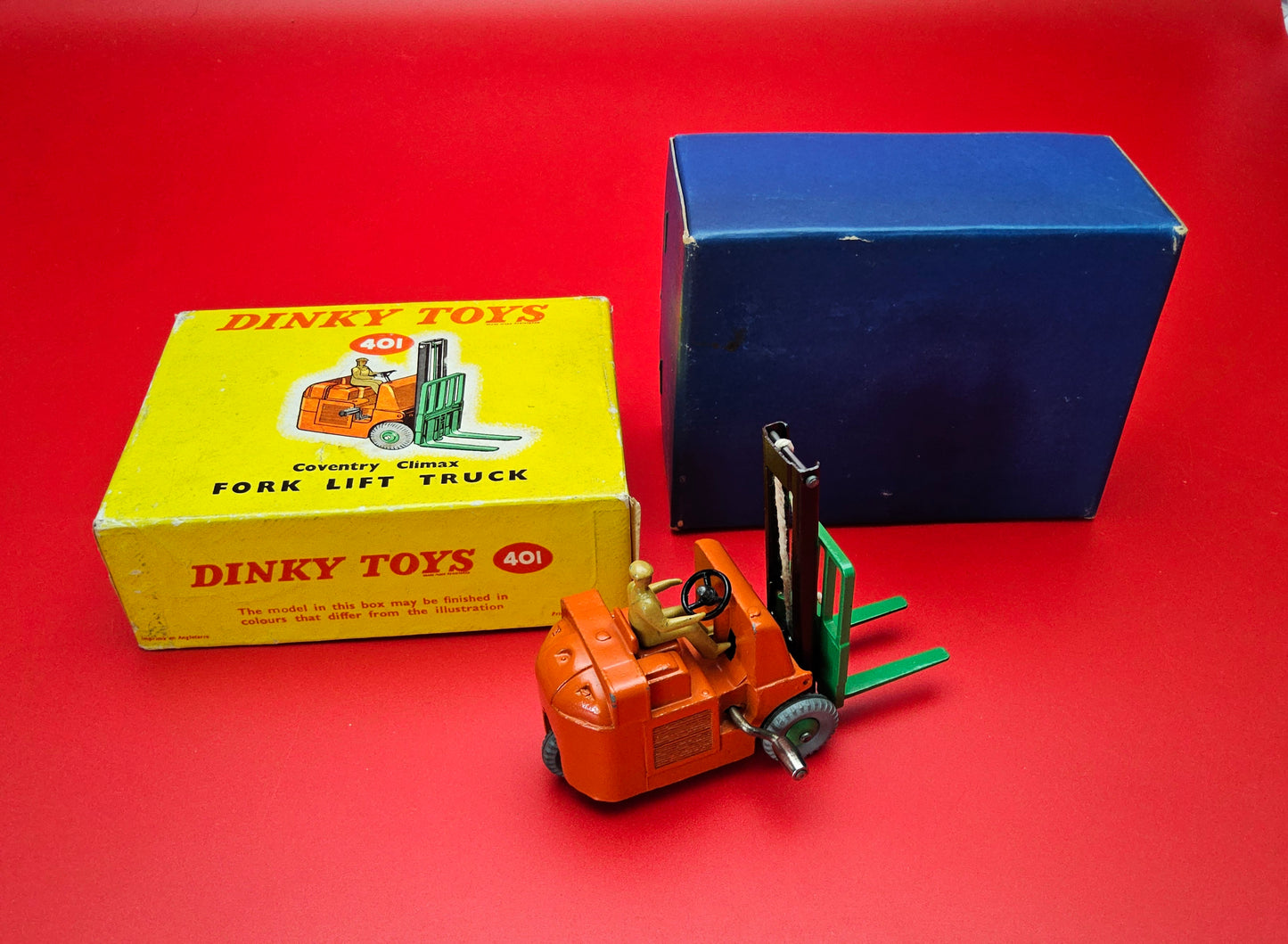 Dinky #401 fork lift truck with original box