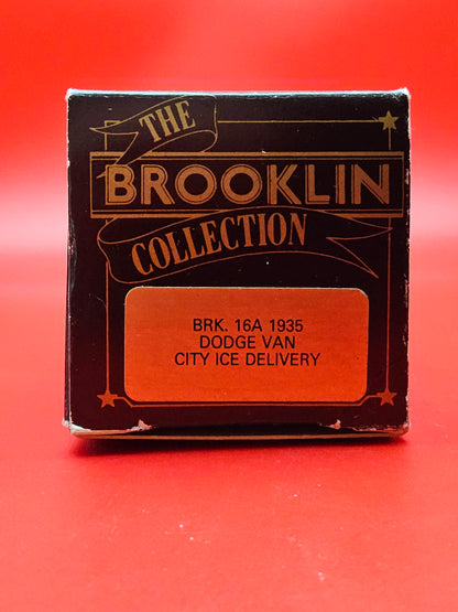 Brooklin model BRK#16A dodge van city ice delivery eith box