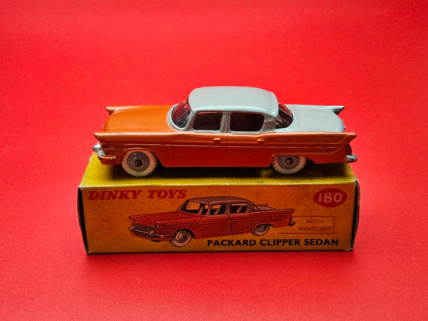 Dinky #180 packard clipper sedan with original box