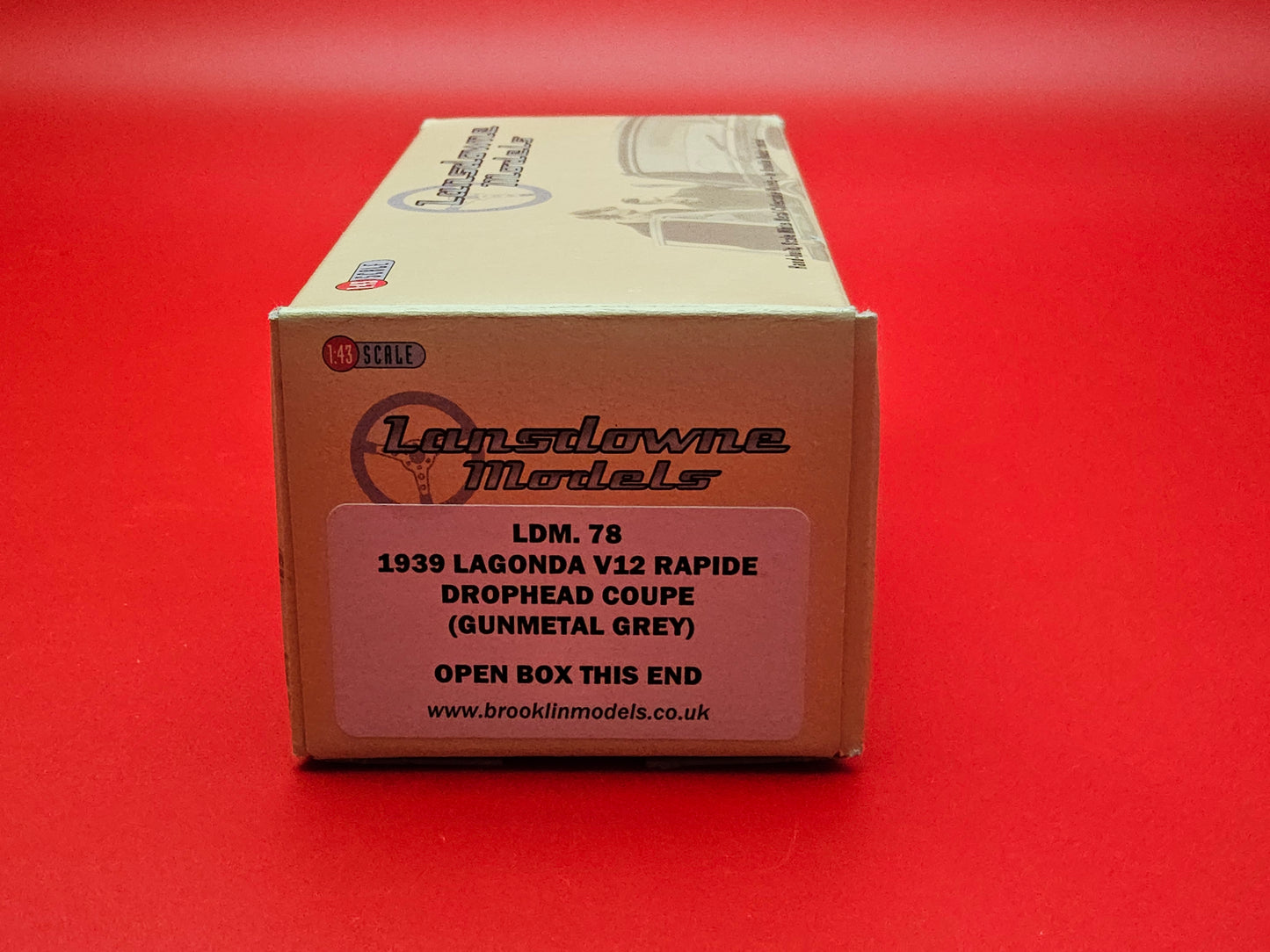 Lansdowne LDM#78 1939 Lagonda V12 rapide drophead coupe boxed