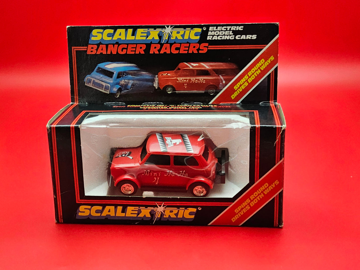 Scalextrics C290 mini banger Ha-Ha banger racer sealed in box