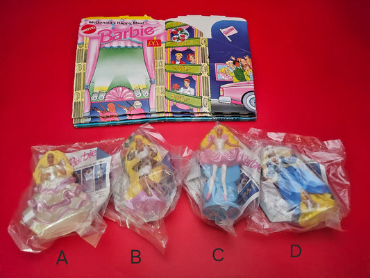 Vintage mcdonalds barbie toys sealed with original box