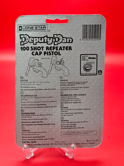 Vintage cap gun sealed in original packaging