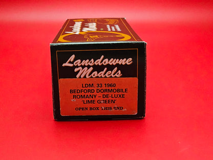 Lansdowne model #33 1960 bedford dormobile romany with original box