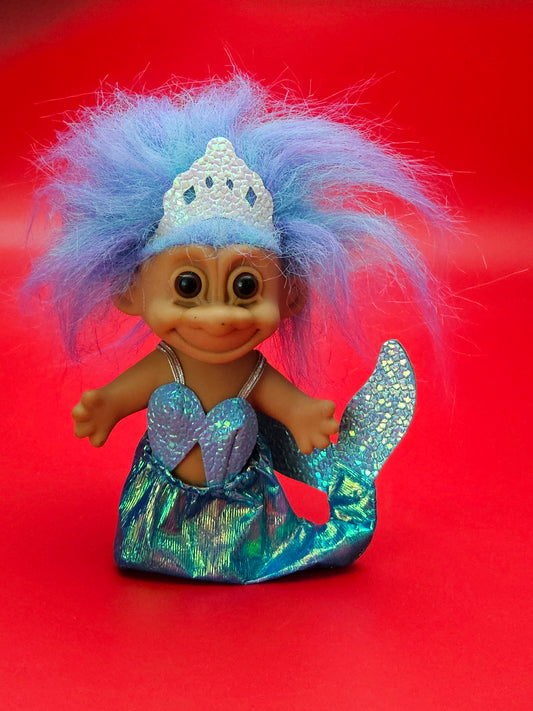 Vintage mermaid troll doll