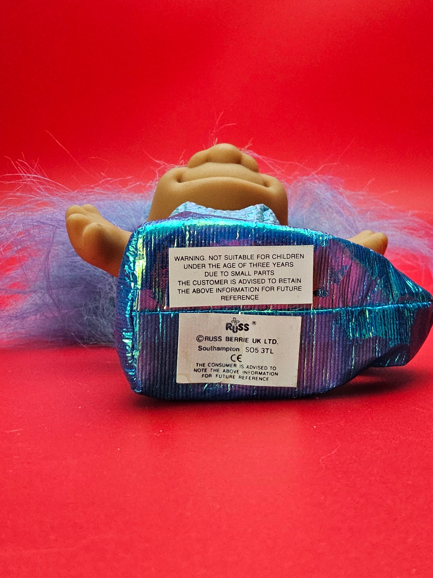 Vintage mermaid troll doll