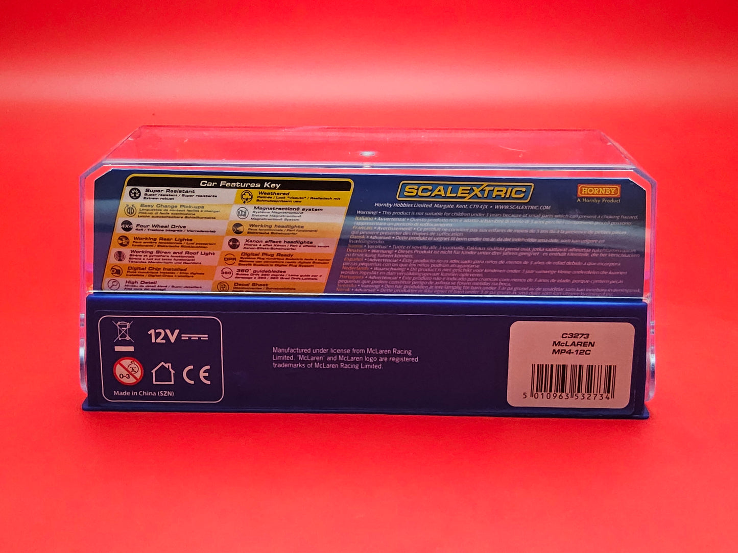 Scalextrics #C3273 McLaren MP4 12C boxed