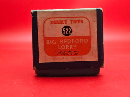 Dinky #522 big bedford lorry with box