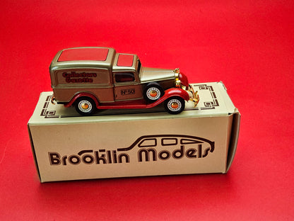 Brooklins model #16x dodge van collectors gazette in original box