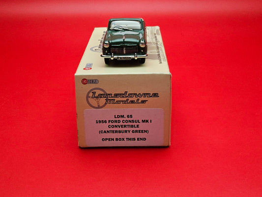 Lansdowne model #65 Ford Consul Mk 1 convertible with box