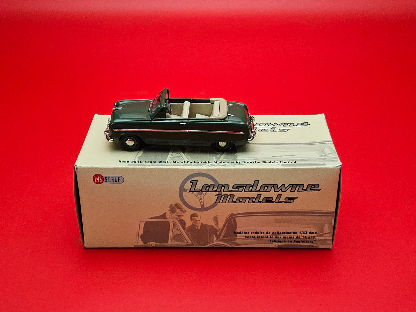 Lansdowne model #65 Ford Consul Mk 1 convertible with box