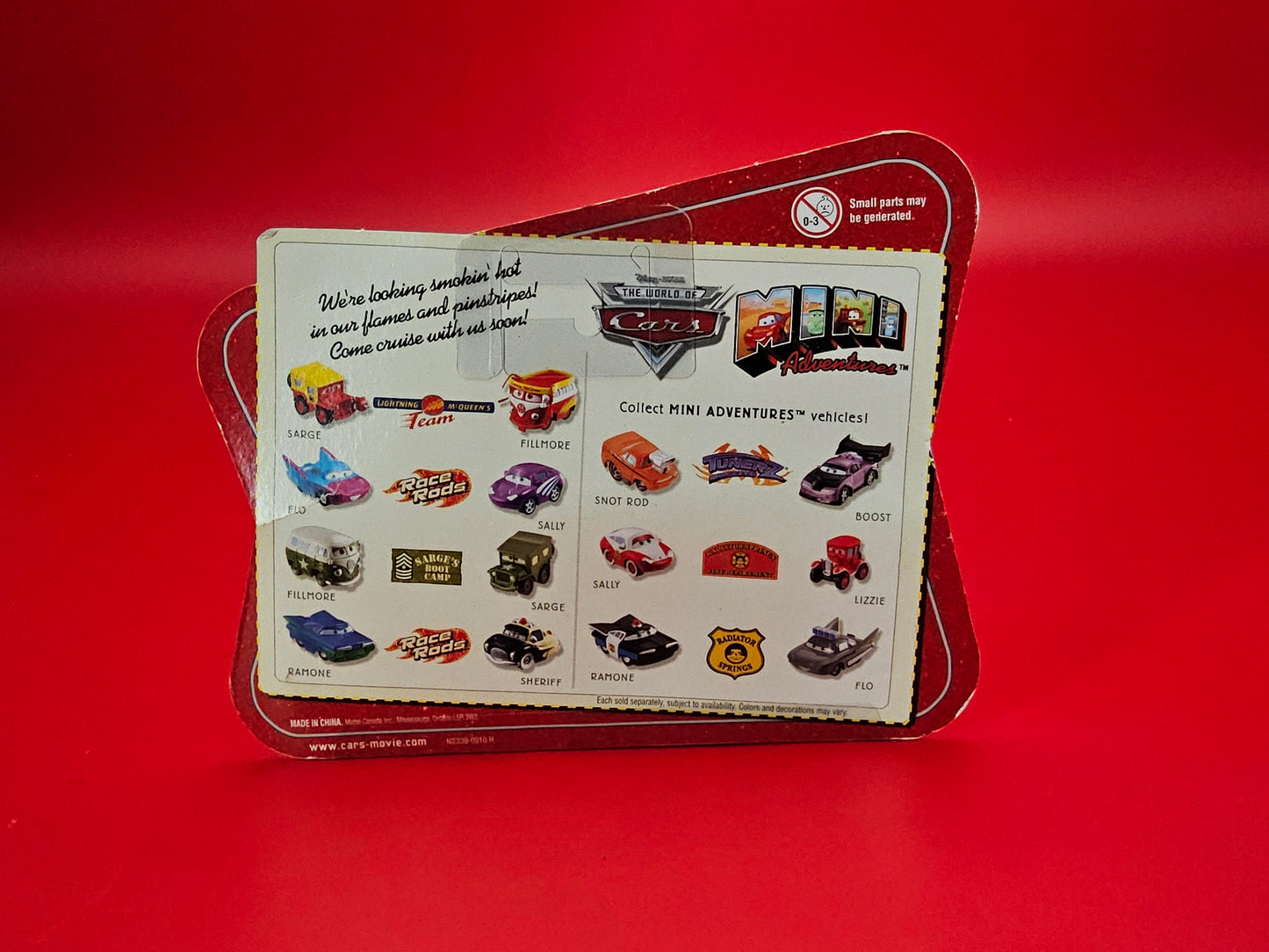 Disney Pixar's cars mini packed still sealed