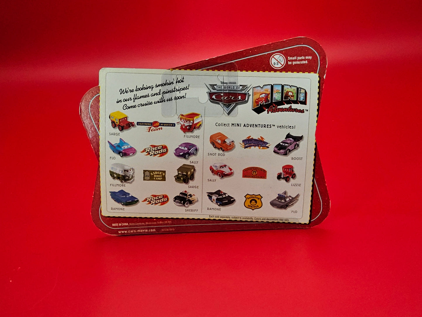 Disney Pixar's cars mini figures sealed in original packaging
