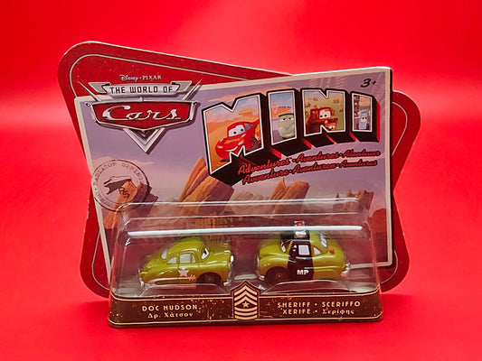 Doc hudson and sherriff mini figures sealed